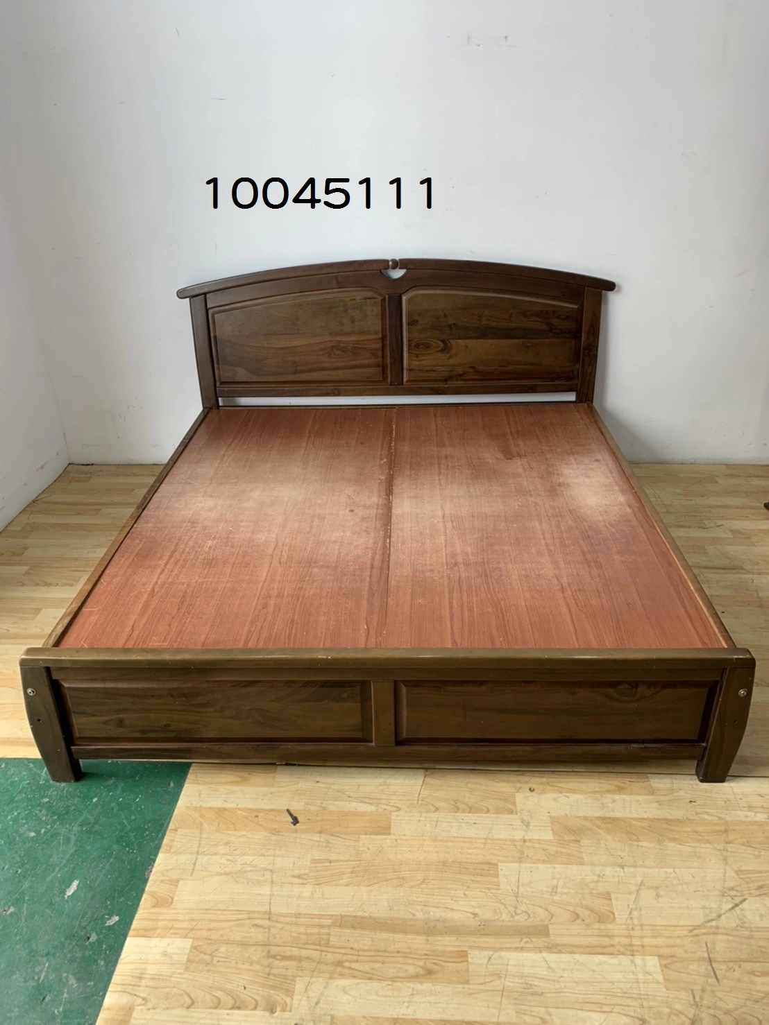 【弘旺二手家具生活館】二手/中古 咖啡雙人床組 胡桃床架 雙人床 胡桃床架組 排骨床-各式新舊/二手家具 生活家電買賣