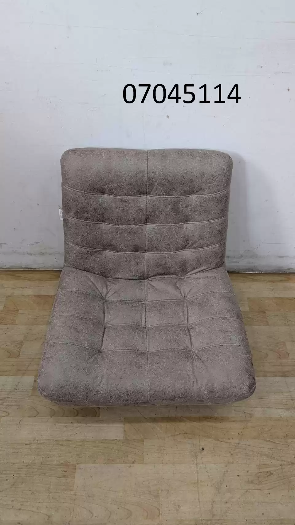 【弘旺二手家具生活館】二手/中古 灰色小沙發 客廳沙發 皮沙發 單人皮沙發 二手沙發-各式新舊/二手家具 生活家電買賣